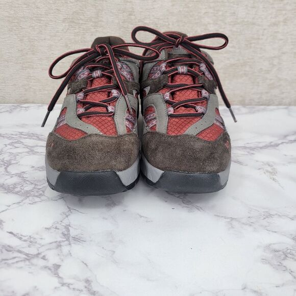 Ryn Trail Red Gray Athletic Shoe US Size 6  Korean 235  Hiking Running - Picture 5 of 14